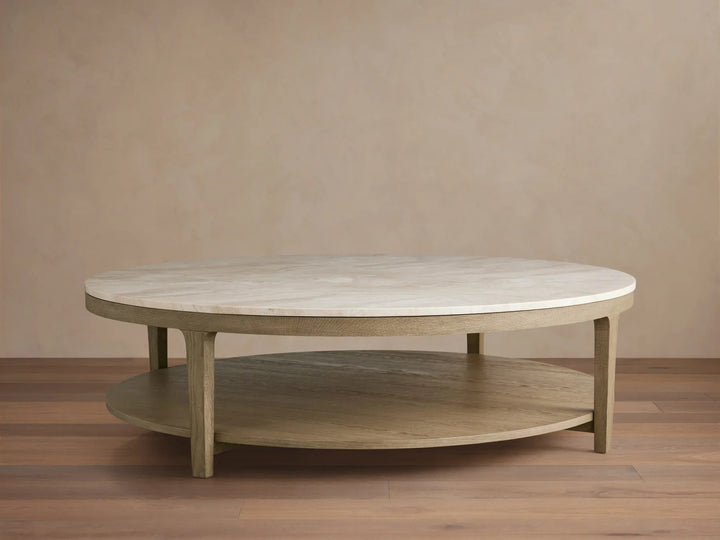 Deinny Round Marble Coffee Table