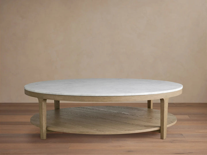 Deinny Round Marble Coffee Table