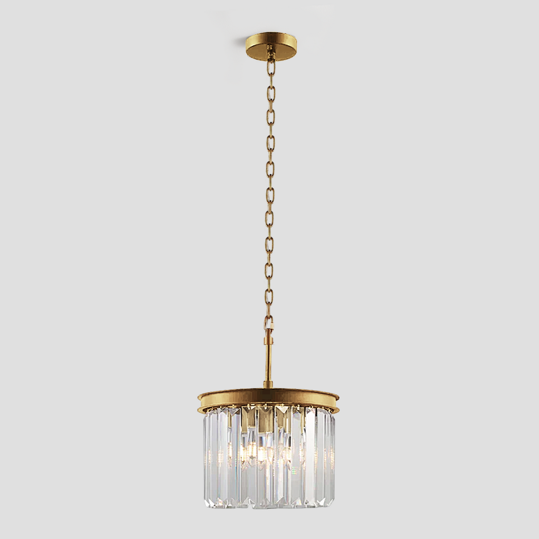 Della Crystal Round Pendant