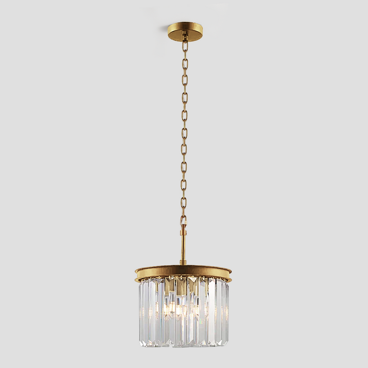 Della Crystal Round Pendant