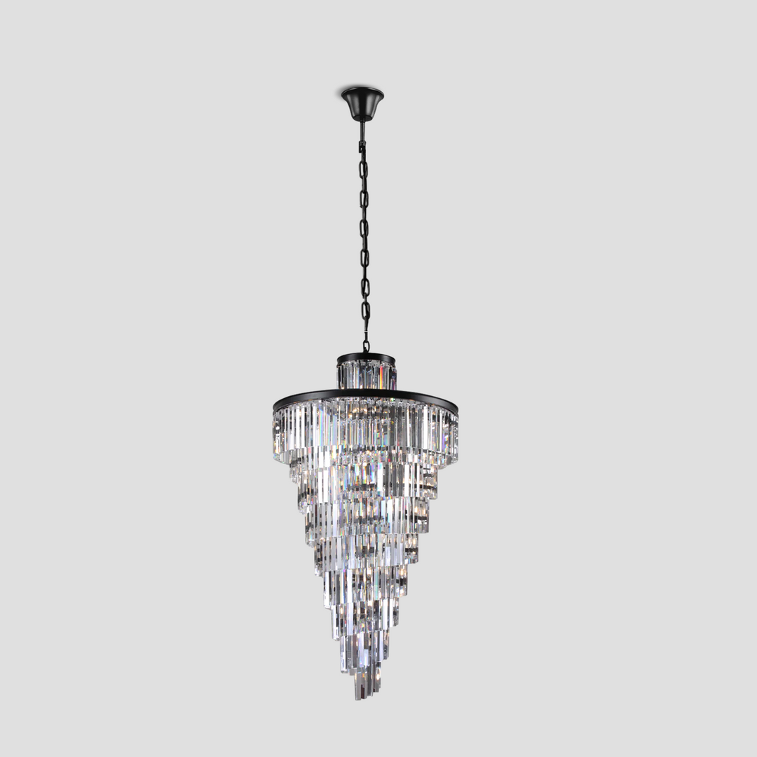 Della Multi-Tiered Crystal Chandelier