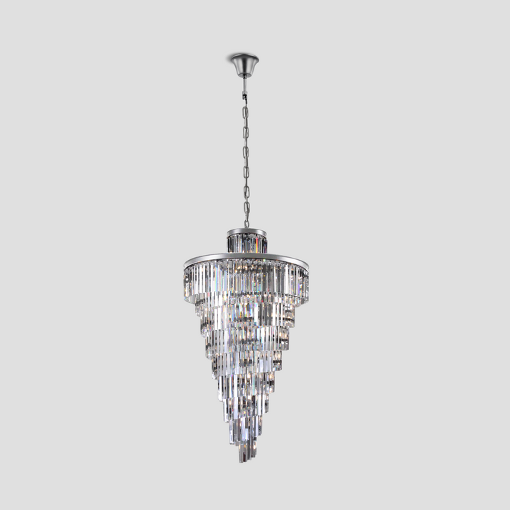Della Multi-Tiered Crystal Chandelier