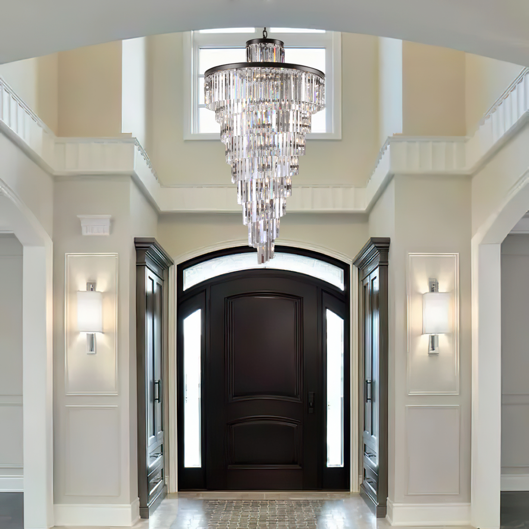 Della Multi-Tiered Crystal Chandelier