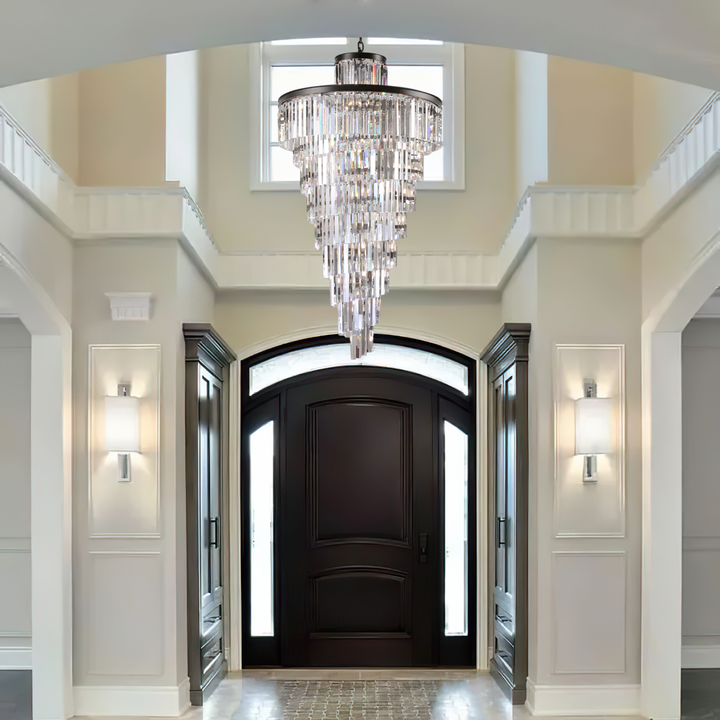 Della Multi-Tiered Crystal Chandelier