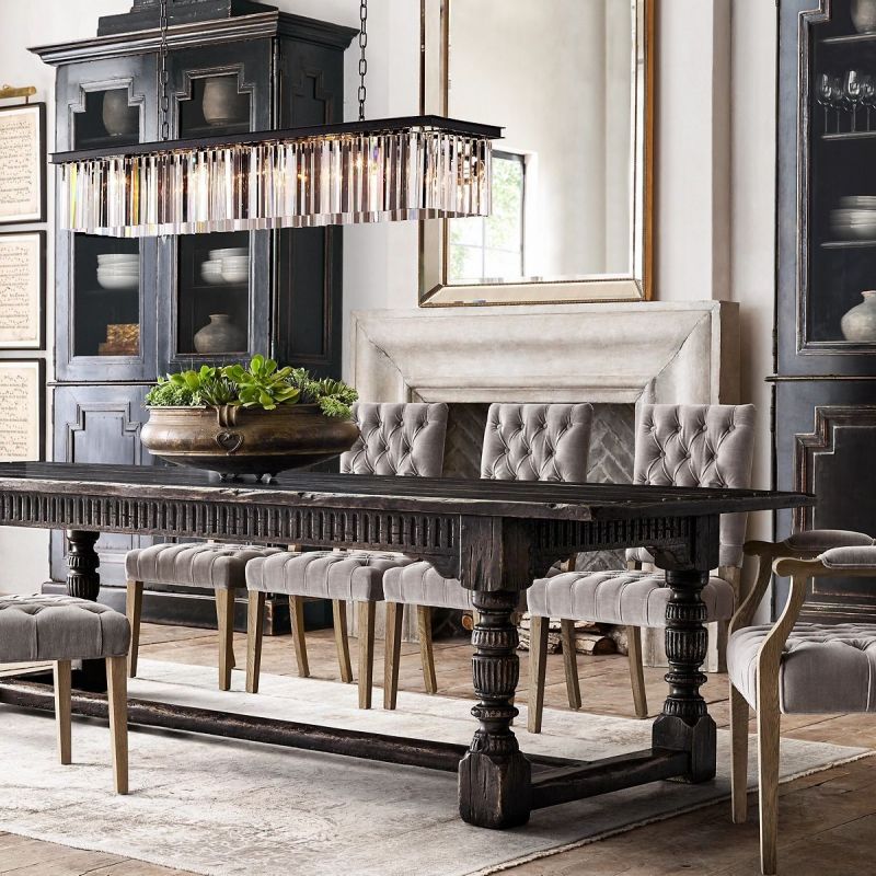 Della Rectangular Chandelier