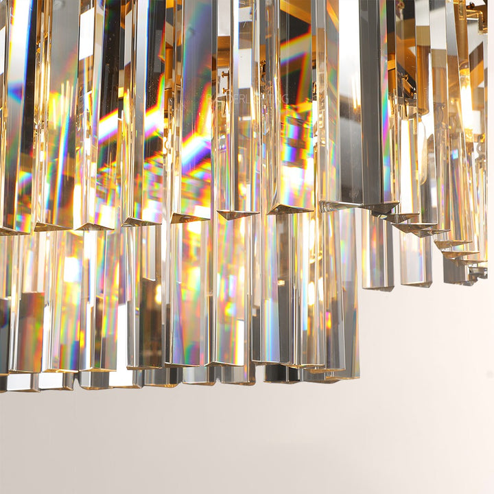 Della Rectangular Dining Room Chandelier 49"