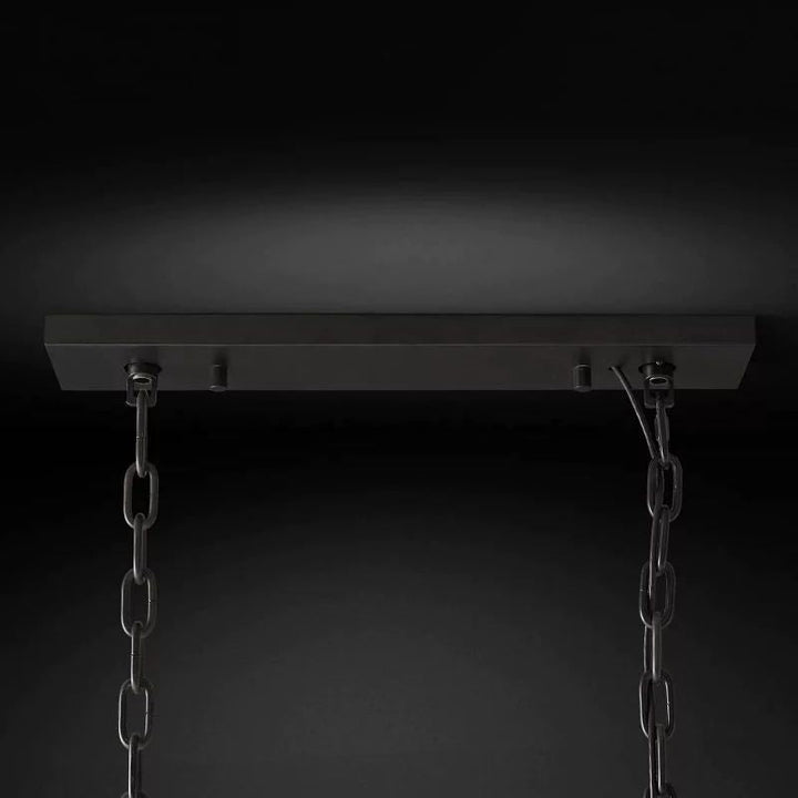 Della Rectangular Dining Room Chandelier 49"