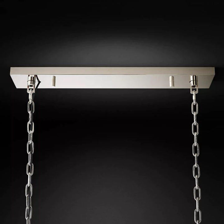 Della Rectangular Dining Room Chandelier 59"