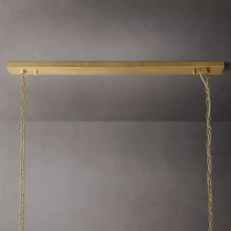 Della Rectangular Dining Room Chandelier 72"