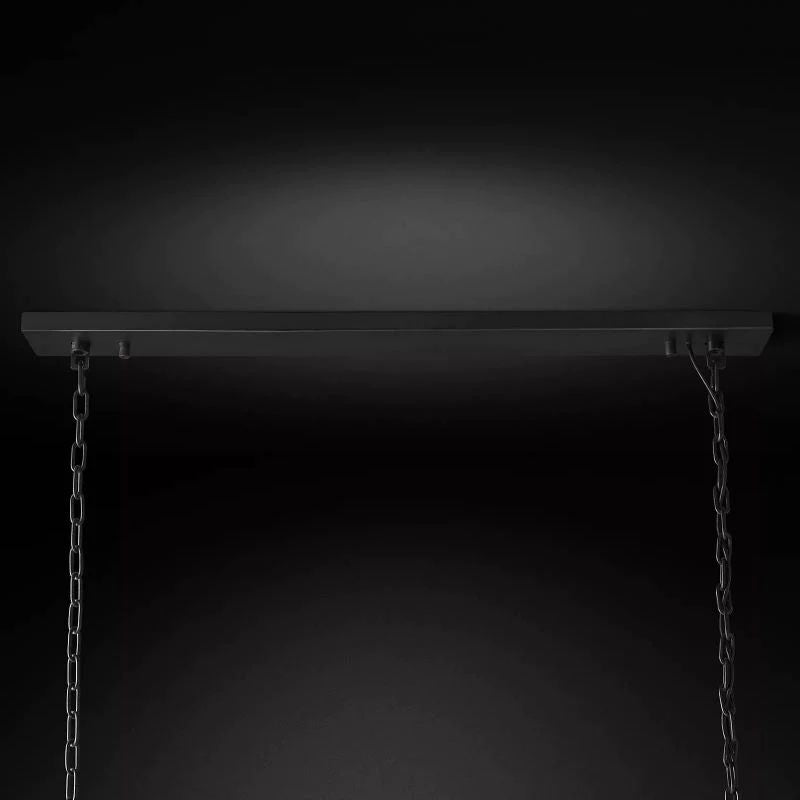 Della Rectangular Dining Room Chandelier 72"