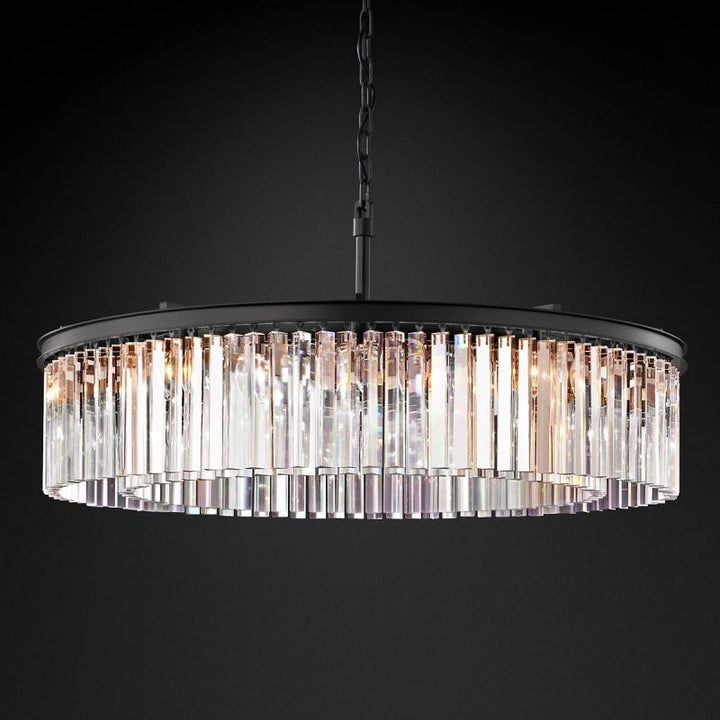 Della Single Layer Round Chandelier