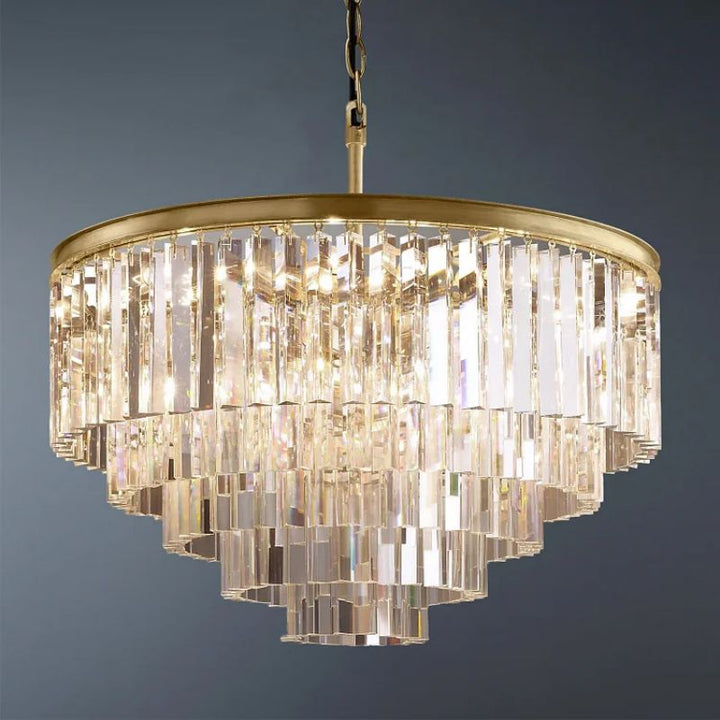 Della Round Dining Room Chandelier 32"