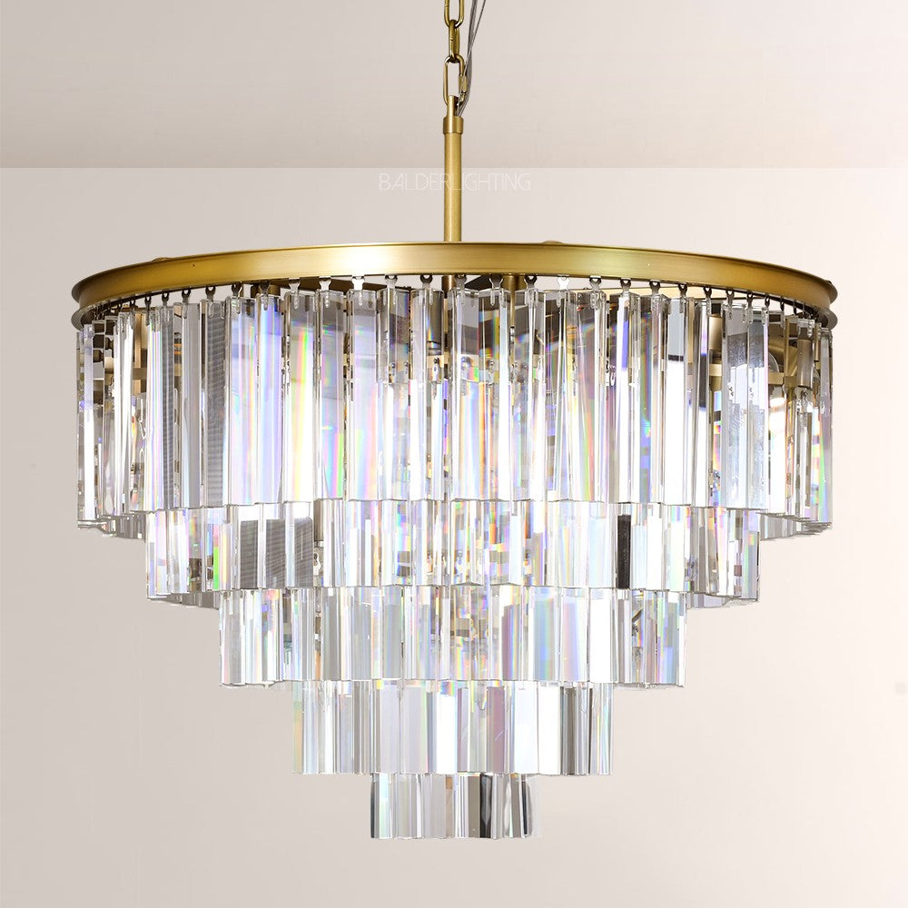Della Round Dining Room Chandelier 32"