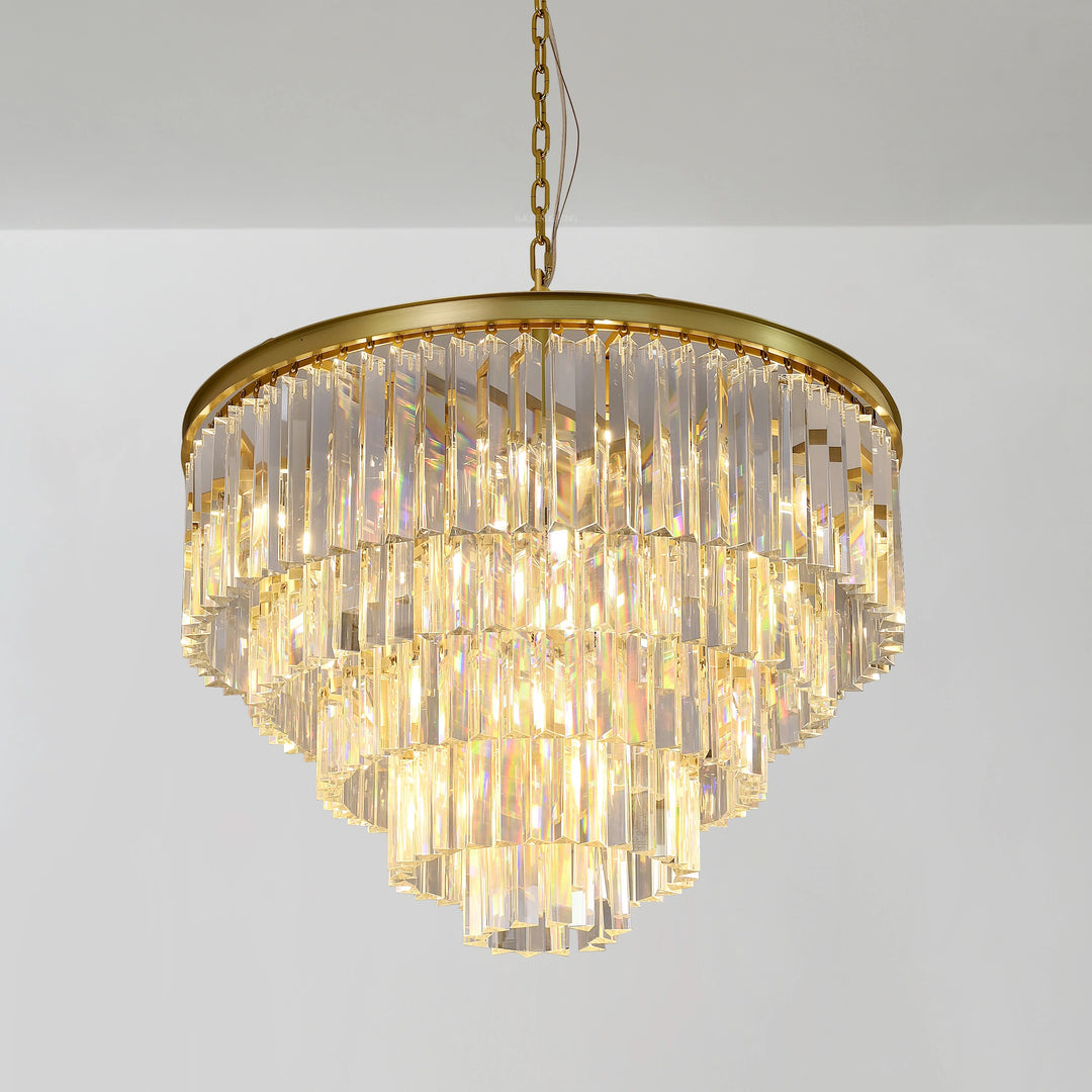 Della Round Dining Room Chandelier 32"