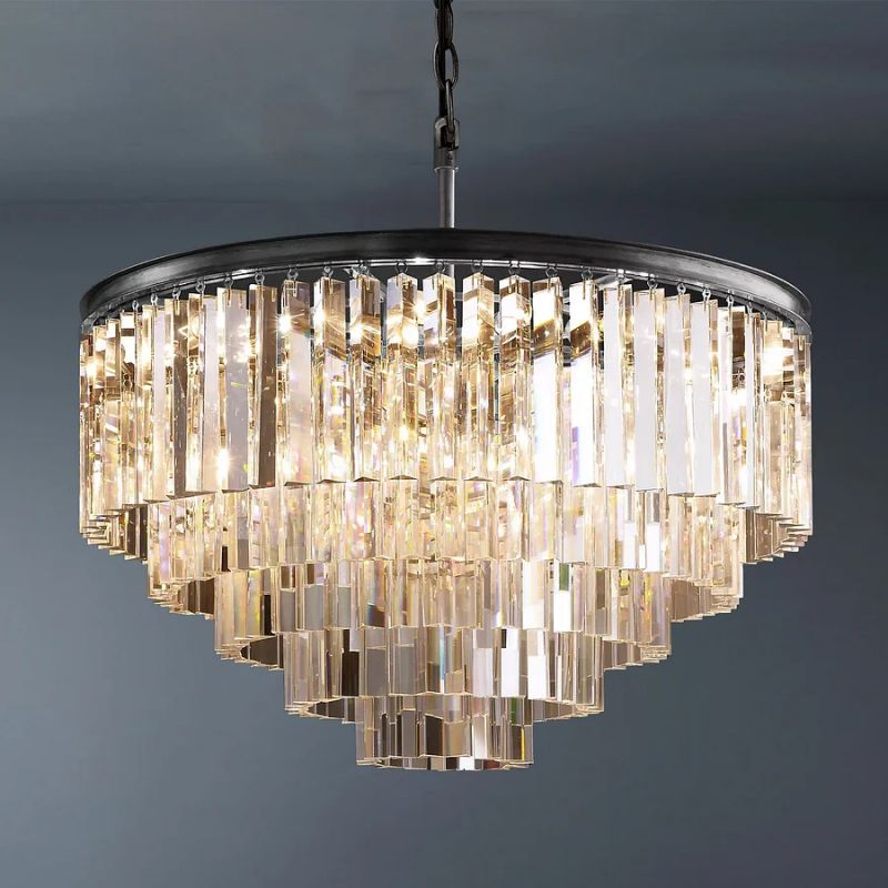 Della Round Dining Room Chandelier 32"