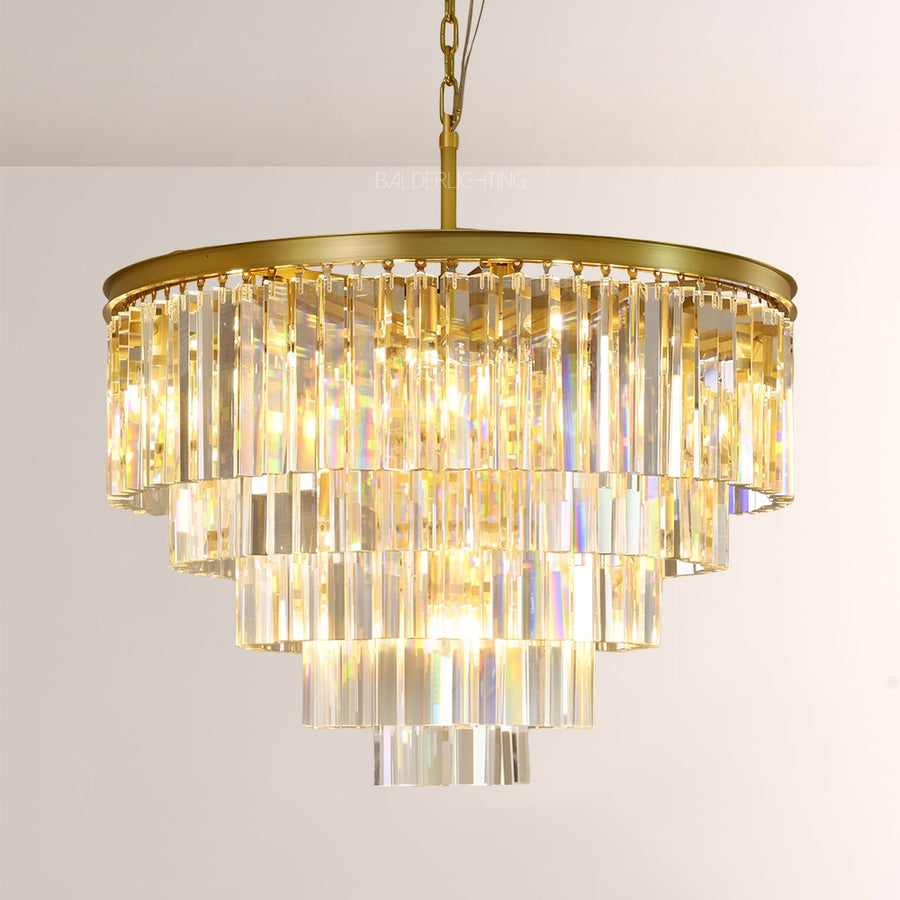 Della Round Dining Room Chandelier 32"