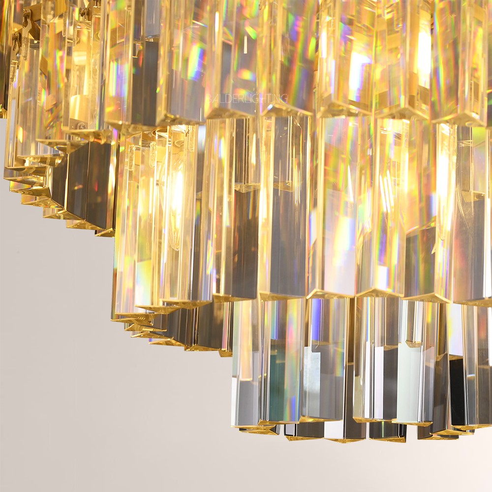 Della Round Dining Room Chandelier 32"