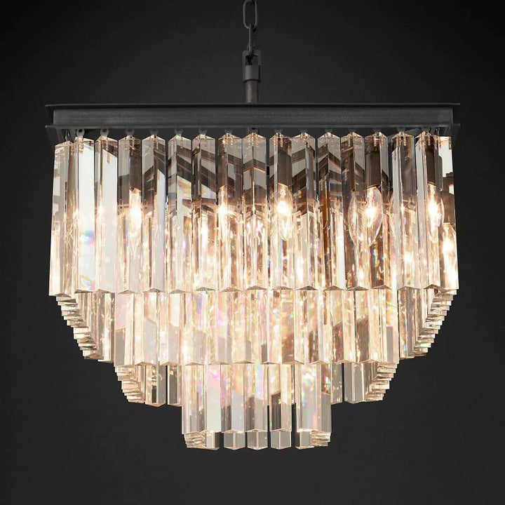 Della Square Dining Room Chandelier 22"