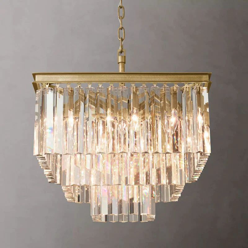 Della Square Dining Room Chandelier 22"
