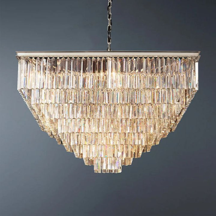 Della Square Dining Room Chandelier 47"