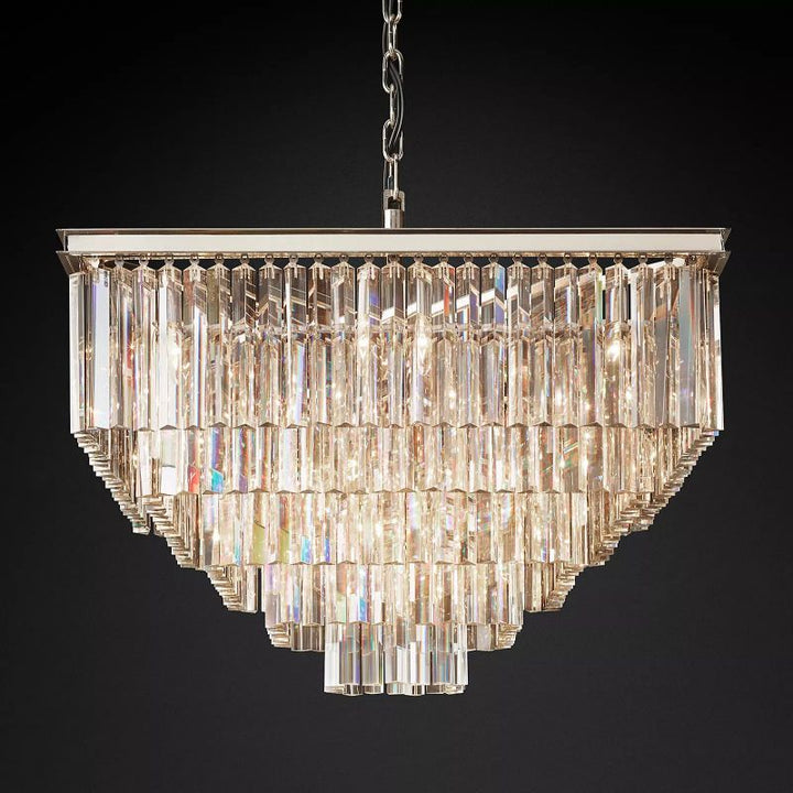 Della Square Flush Mount 28"Customized