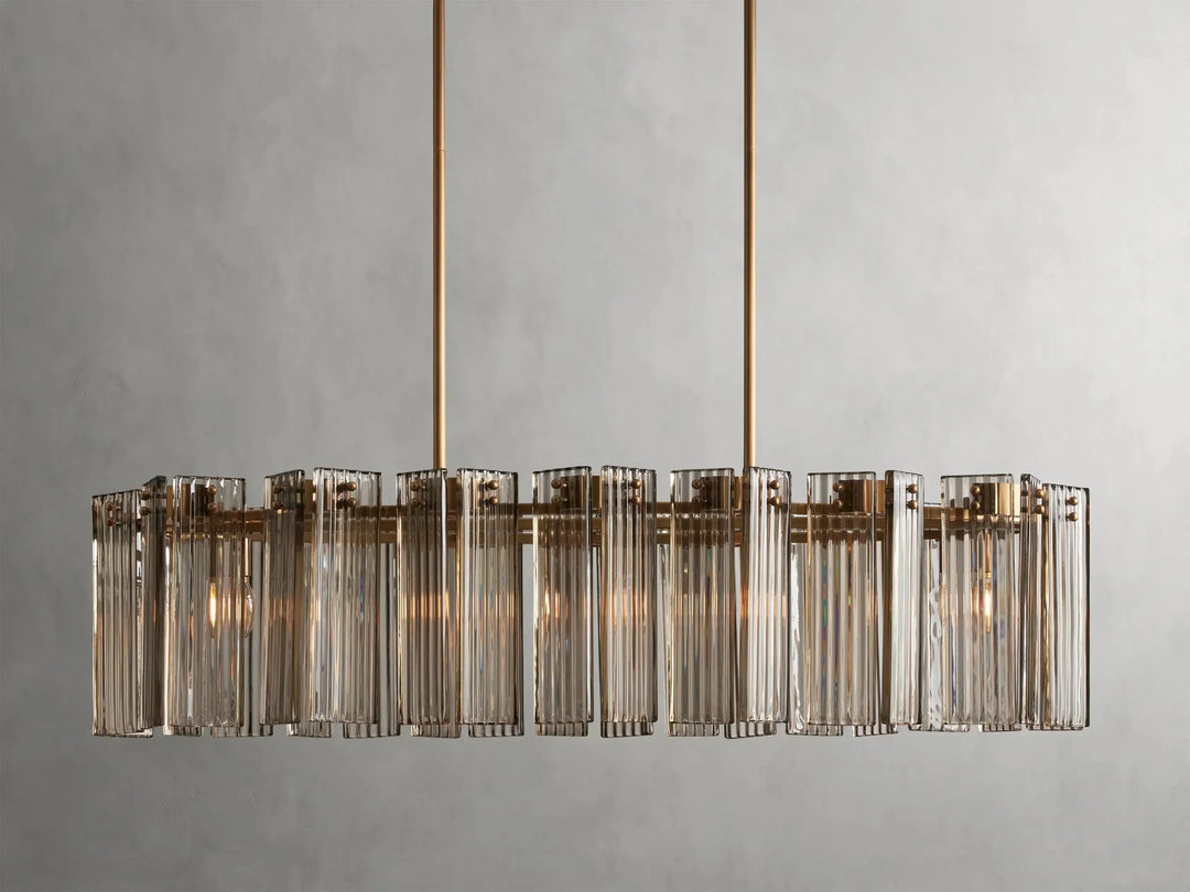 Delsie Oval Glass Chandelier