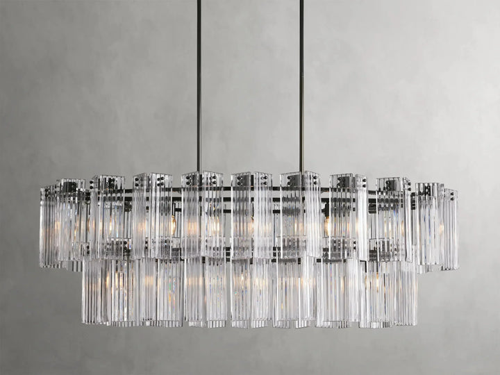 Delsie Oval Glass Chandelier