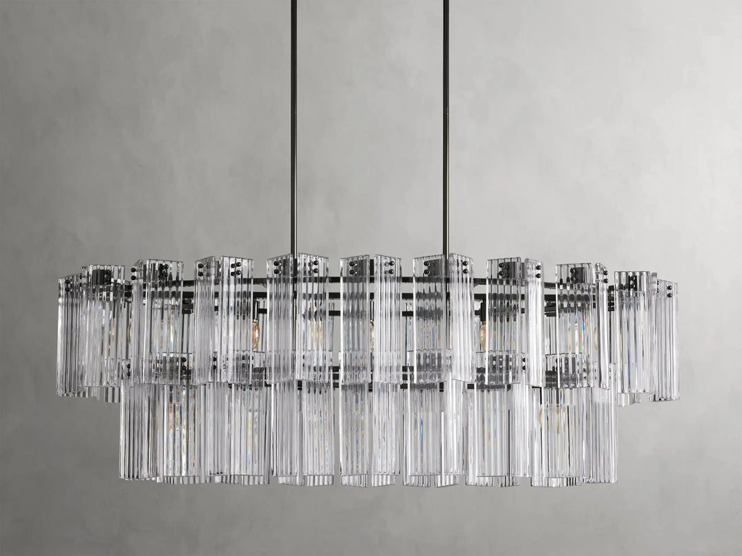 Delsie Oval Glass Chandelier