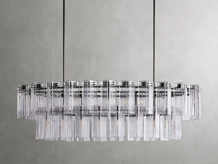 Delsie Oval Glass Chandelier