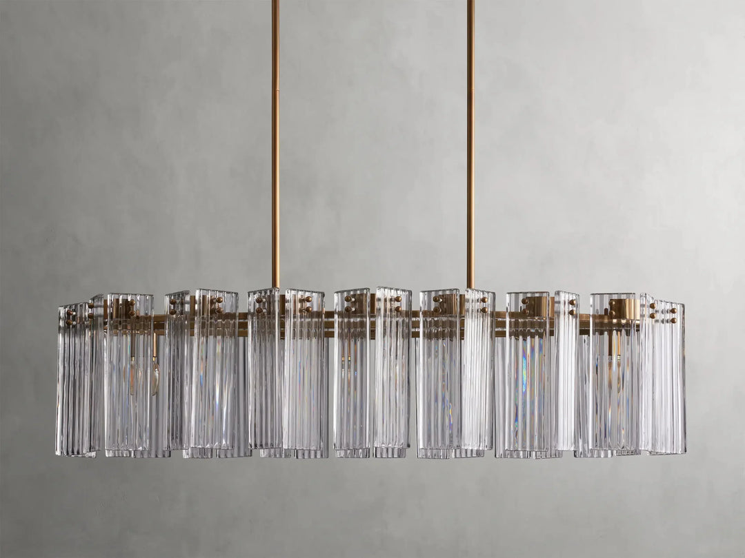 Delsie Oval Glass Chandelier