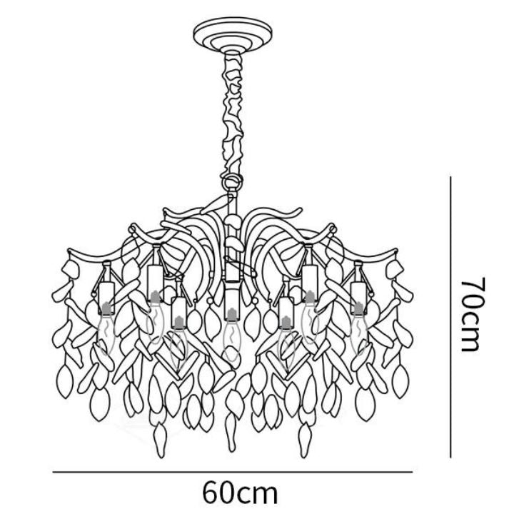 Dorale Modern Crystal Chandelier