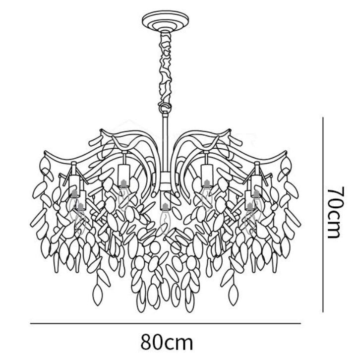 Dorale Modern Crystal Chandelier