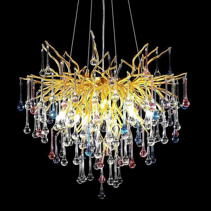 Doris Crystal Branch Chandelier 23.5"D