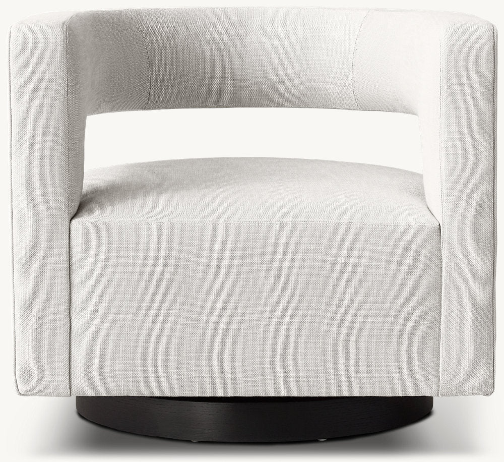 Drew Curved Swivel Chair