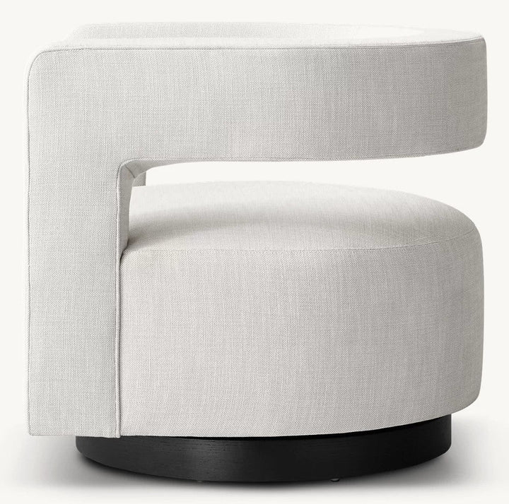 Drew Curved Swivel Chair