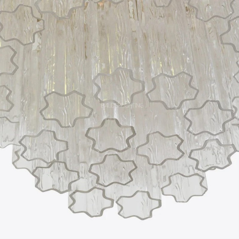 Edien Large Murano Chandelier 31.5"
