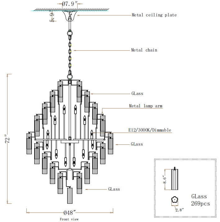 Edien 20-Light Chandelier