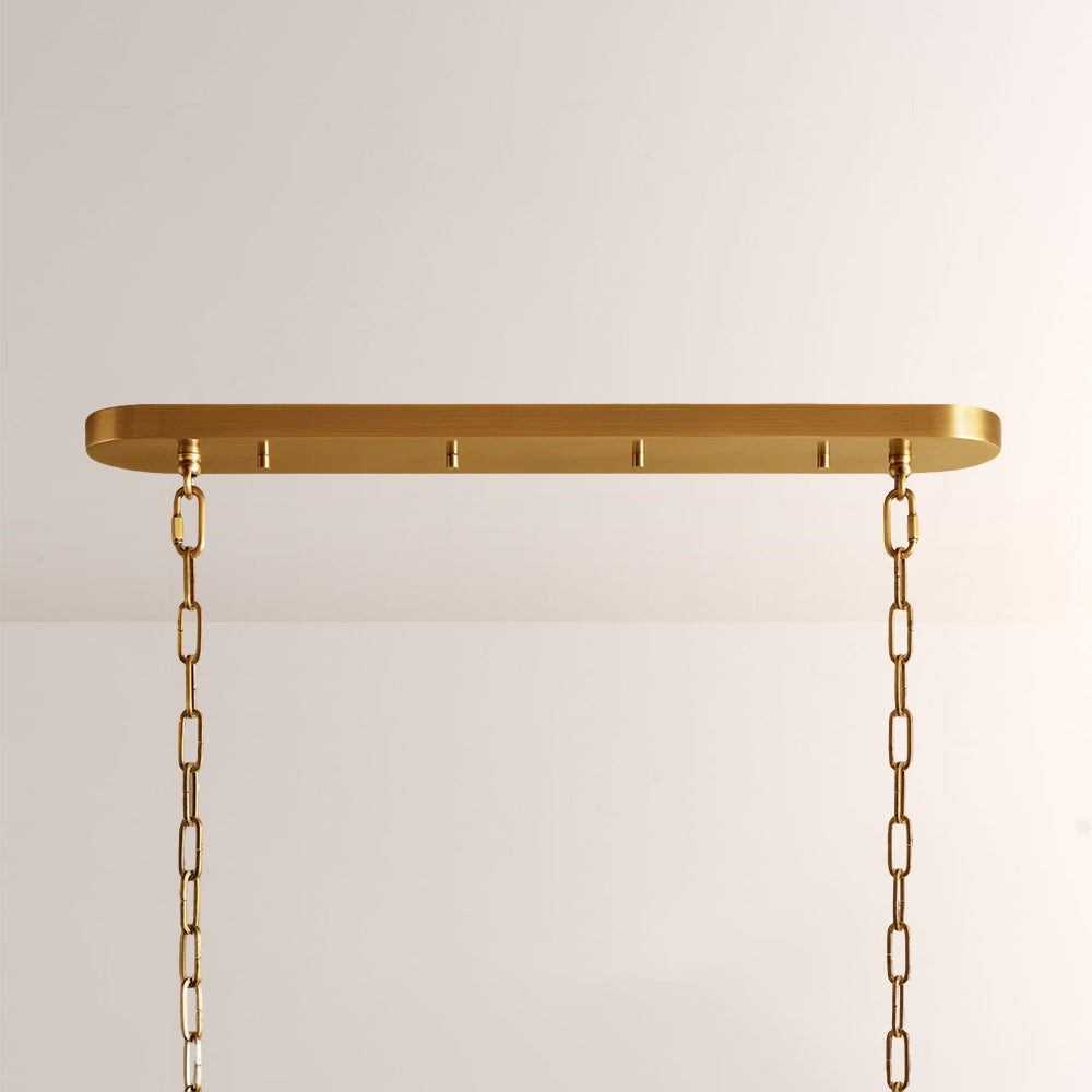 Elleson Green Oval Chandelier