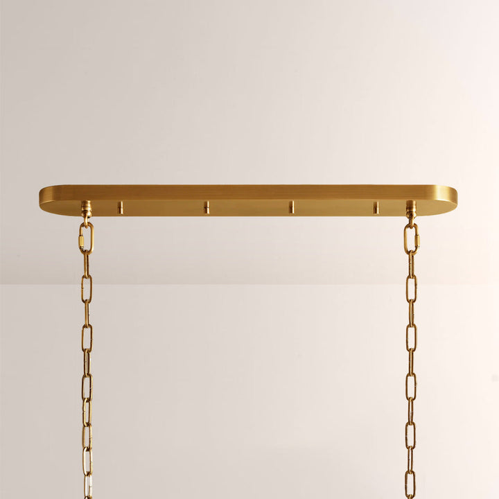 Elleson Green Oval Chandelier