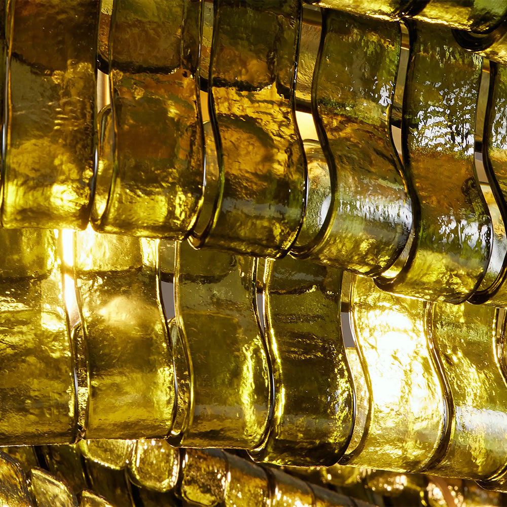 Elleson Green Oval Chandelier