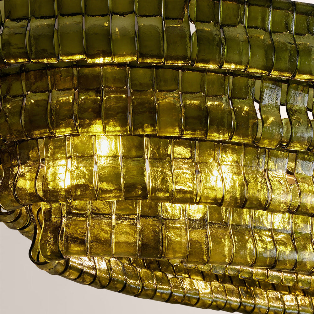 Elleson Green Oval Chandelier