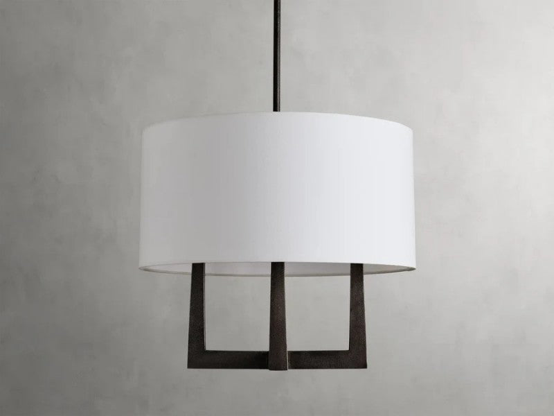Emmet Shaded Chandelier 24"