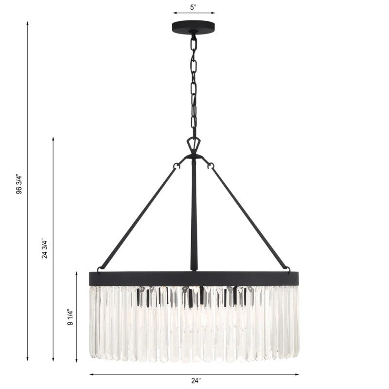 Emory 8 Light Chandelier