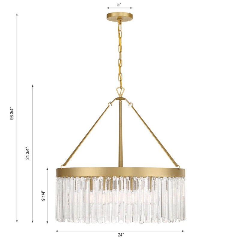 Emory 8 Light Chandelier