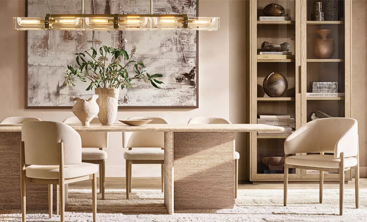 Eva Fabric Dining Armchair