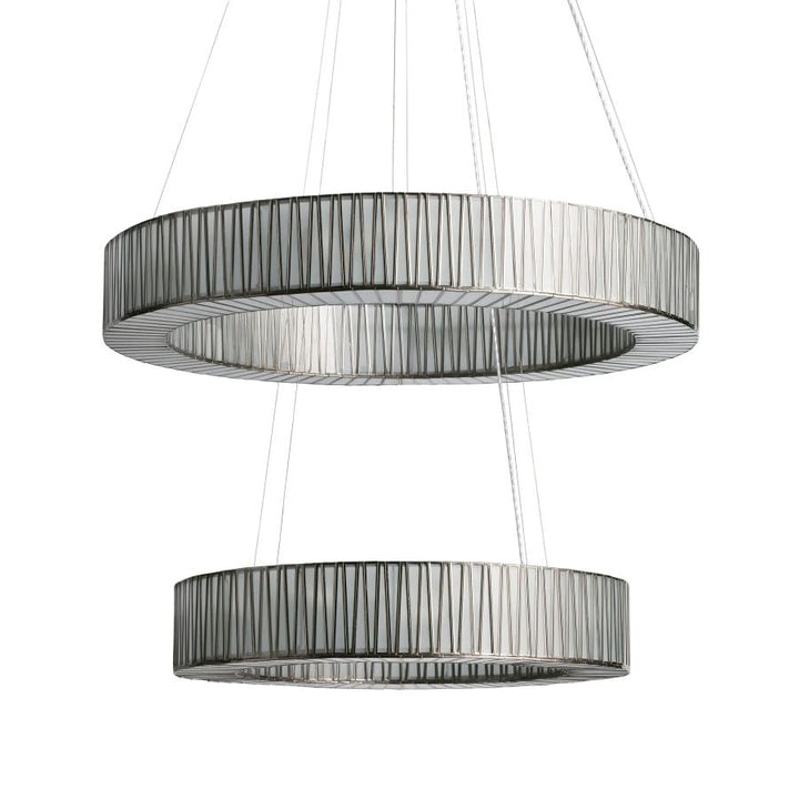 Jonce 2-Tier Round Glass Chandelier