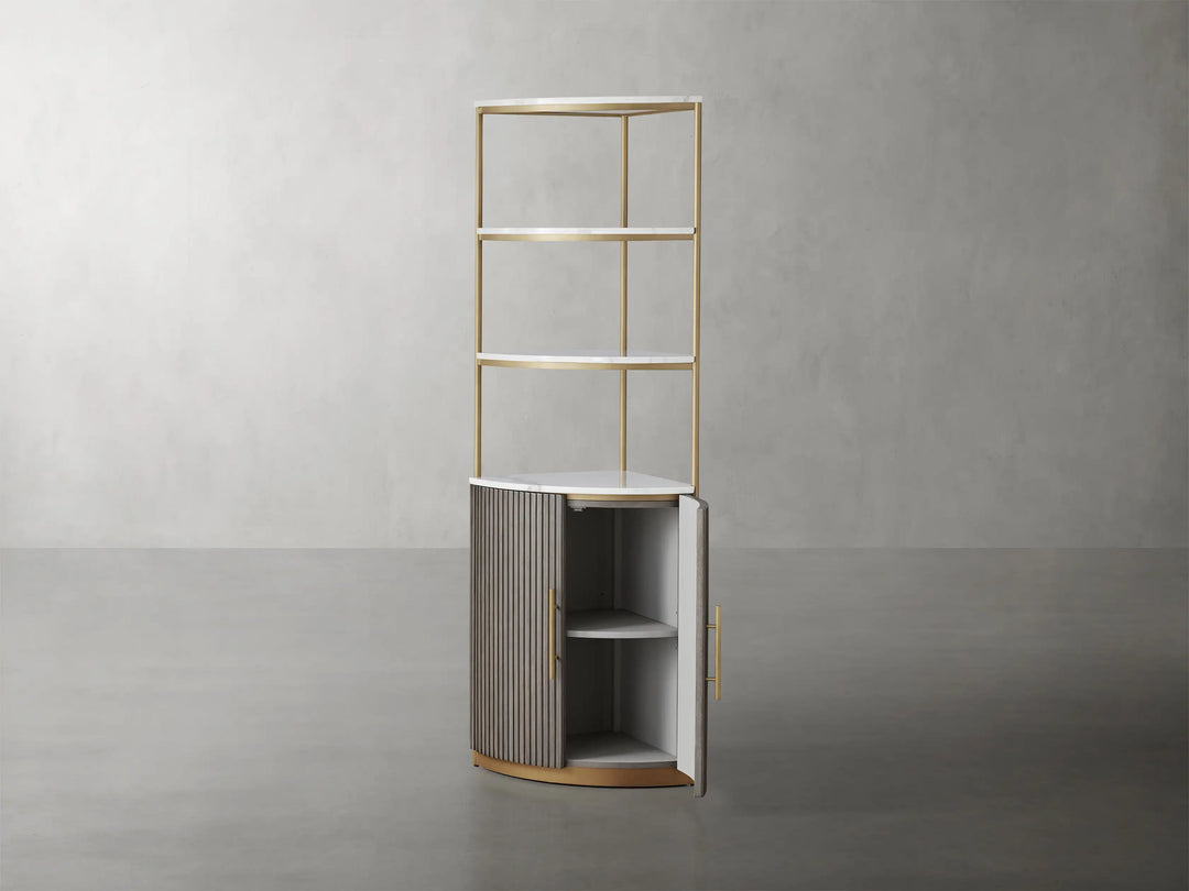 Fanny Corner Cabinet