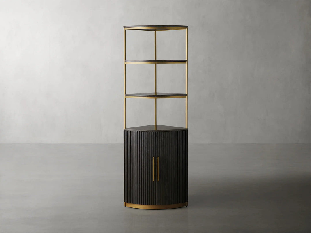 Fanny Corner Cabinet