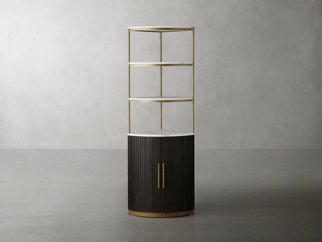 Fanny Corner Cabinet