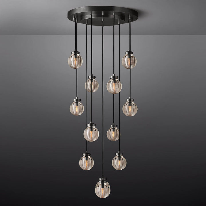 Popular Pearl Ball Round Chandelier 22"